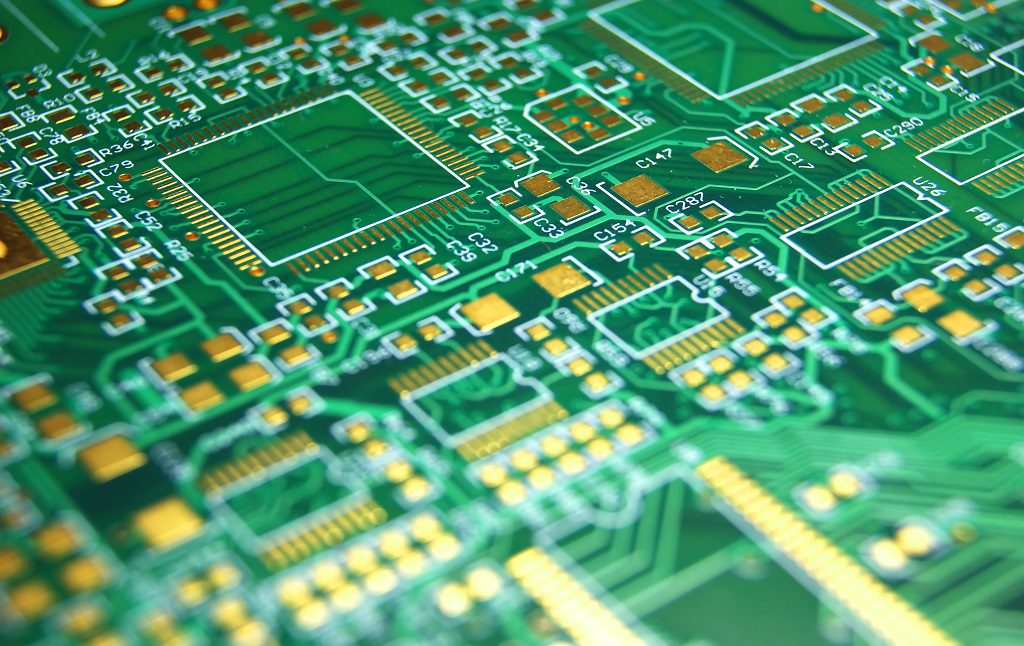 PCB Board showing Martech's electrical engineering capability with printed circuit boards (PCB)